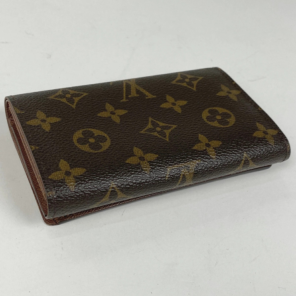 Louis Vuitton Wallet fold Billet Porte Wallet Monnaie Tresor Bi Billfold